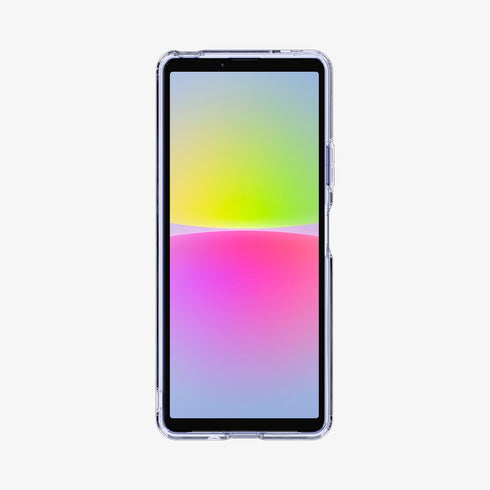 ACS03130 - Sony Xperia 10 III Case Ultra Hybrid in crystal clear showing the back
